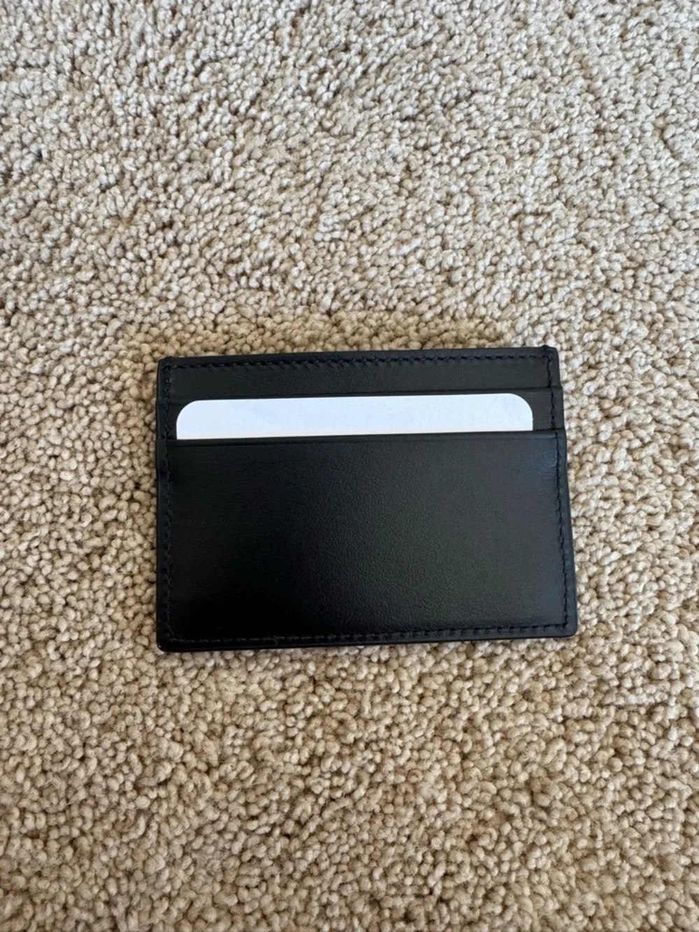 Brand New Gucci 4 Card Black Leather Card Holder - Picture 3 of 12